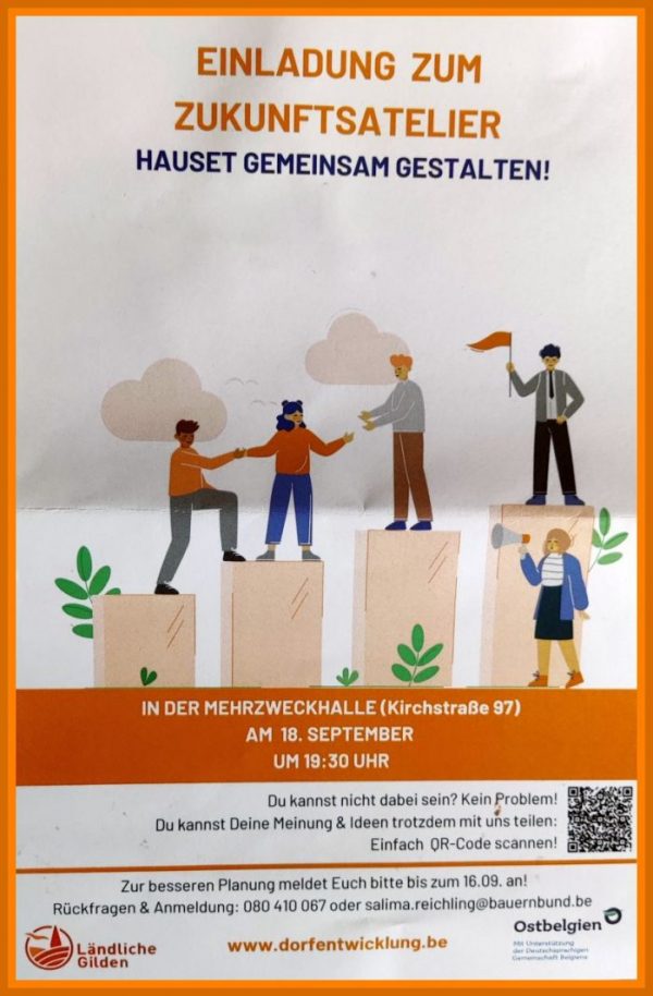 Veranstaltungstipp: Zukunftsatelier - Hauset gemeinsam gestalten