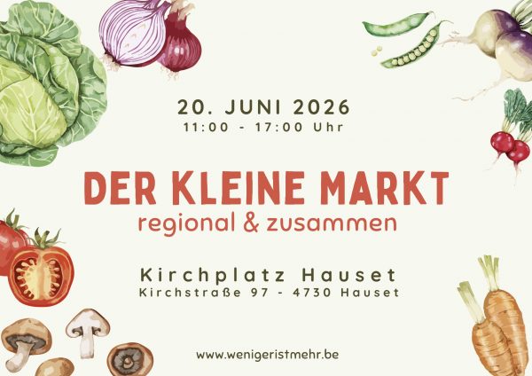 „DER KLEINE MARKT“ in Hauset feiert Premiere